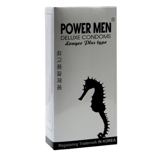 Bao cao su Power Men Cá Ngưa Xám – Hộp 12 Chiếc