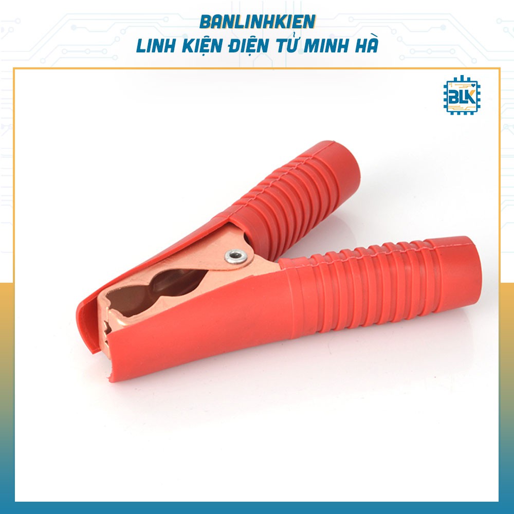 1 Cặp Đầu Kẹp Acquy 100A 10CM Màu Đỏ-Đen