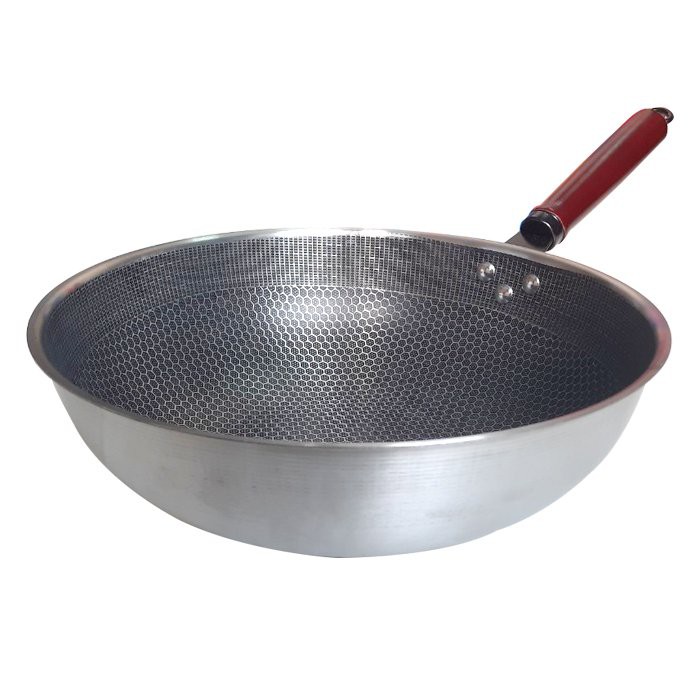 Chảo tổ ong chống dính cán gỗ