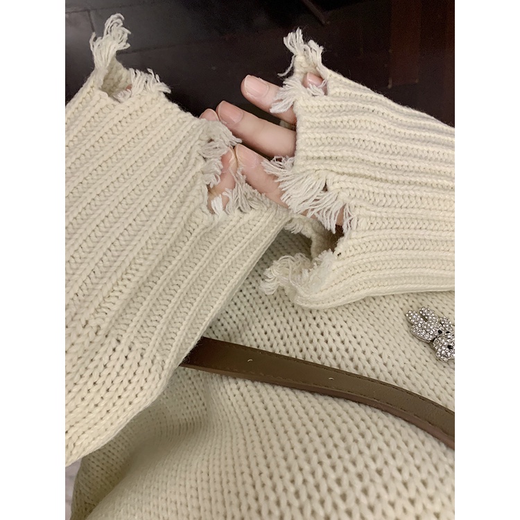 DUNEA Áo Thun Tay Dài Cổ Tròn Họa Tiết Sọc Caro Thời Trang Hàn Quốc