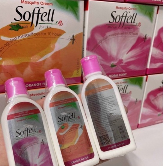 Kem Bôi / Xịt chống muỗi Soffell tác dụng liên tục 8 giờ an toàn cho trẻ nhỏ 80ml