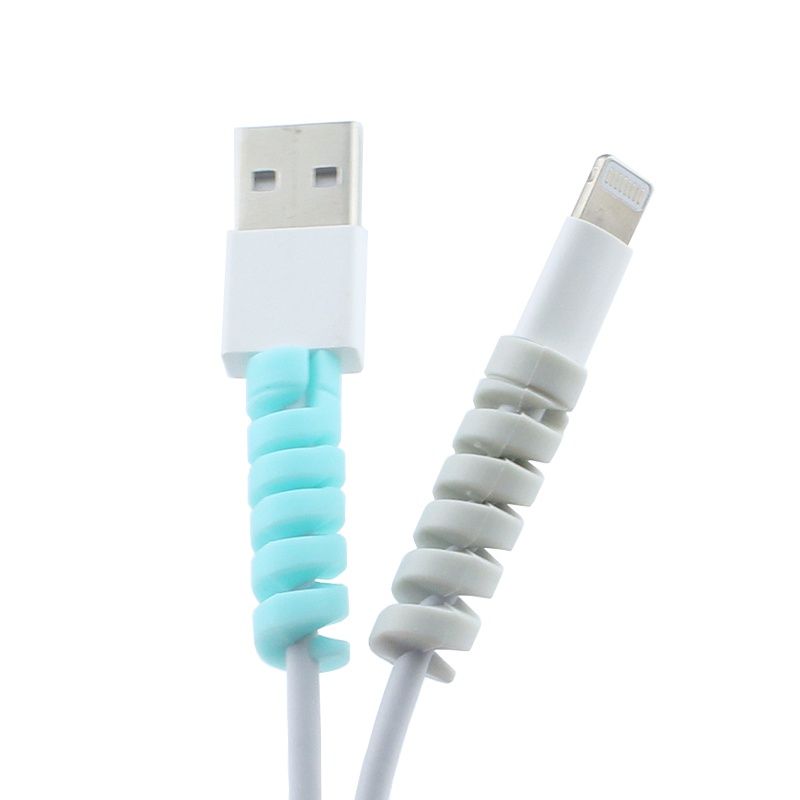 4 Dụng Cụ Quấn Dây Cáp Bằng Silicon Cho Điện Thoại, Dây Sạc USB