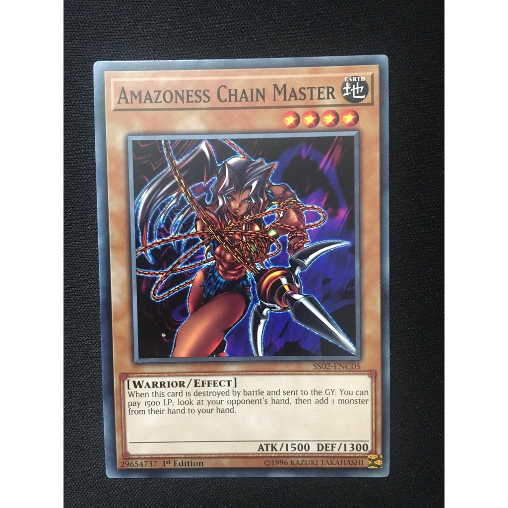Bài yugioh speed duel - Amazoness Chain Master - SS02-ENC05 hoặc mã SGX3