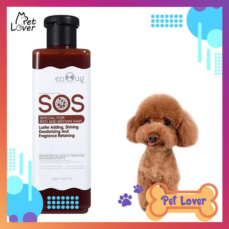 Sữa Tắm Cho Chó Mèo SOS 530ml, thơm mùi lâu_ HÀNG CHÍNH HÃNG