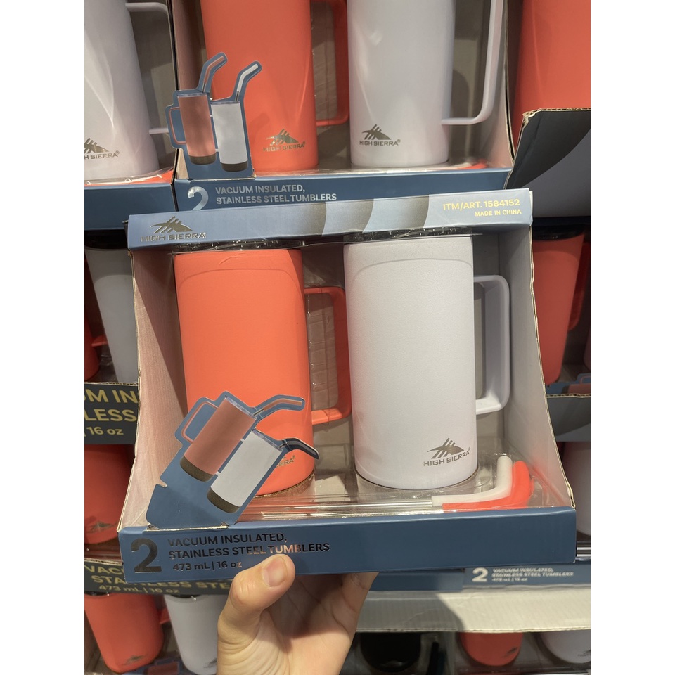 LY GIỮ NHIỆT HIGH SIERRA CHÍNH HÃNG MỸ 473ML, GIỮ NÓNG 6 TIẾNG, GIỮ LẠNH 18 TIẾNG
