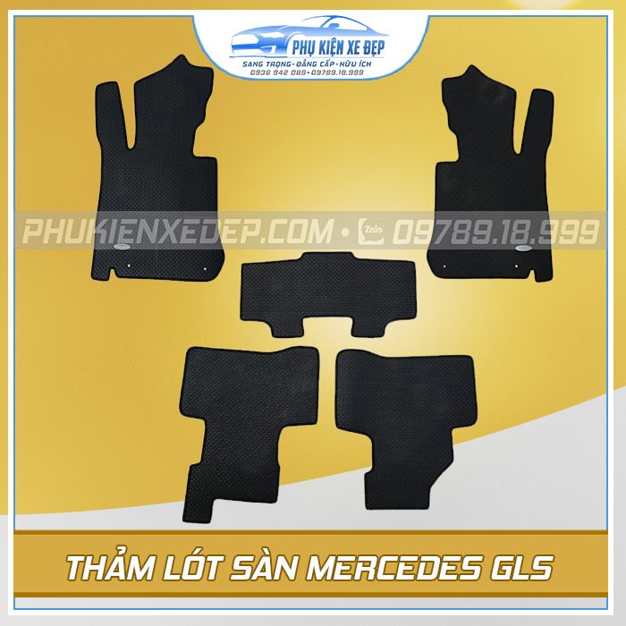 Thảm lót sàn ô tô Kata cao su Thái Lan cho xe Mercedes-Benz GLE/Benz S-Class/Benz GLS/Benz GLK/Benz E-Class/Benz CLA-GLA