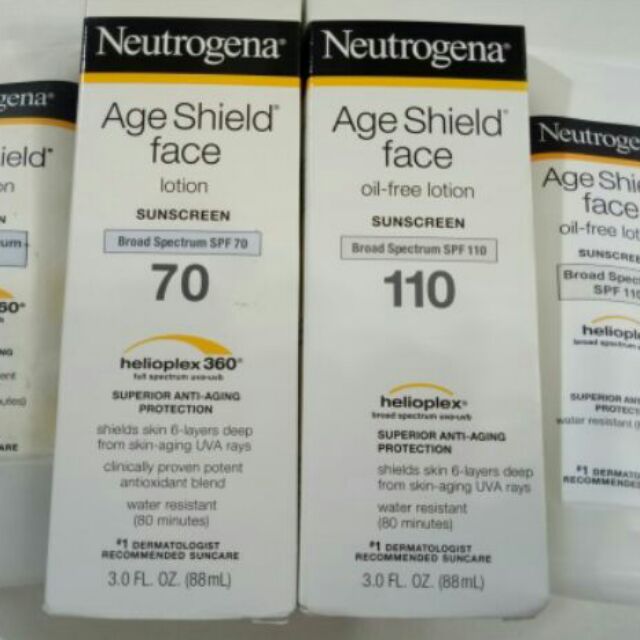 Kem chống nắng Neutrogena chống lão hóa da Age Shield face 88ml