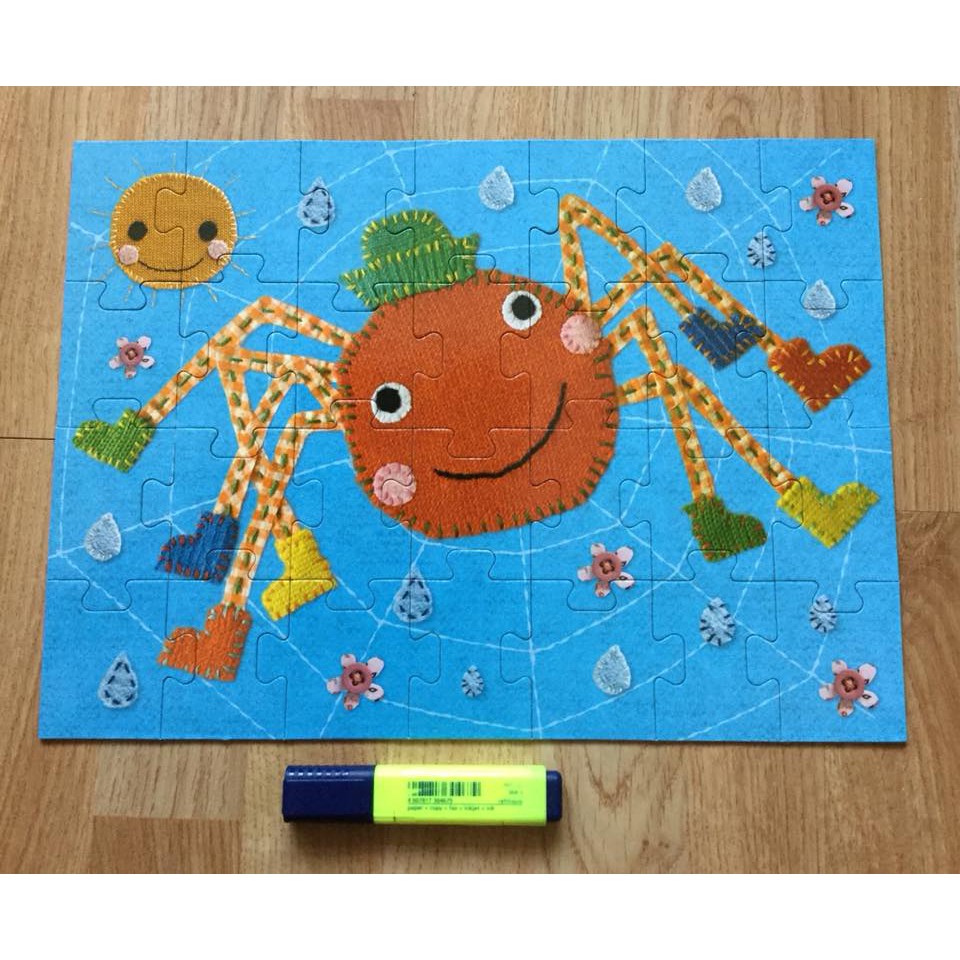 Bộ xếp hình kèm sách Incy Wincy Spider Book &amp; Jigsaw cho bé nhỏ