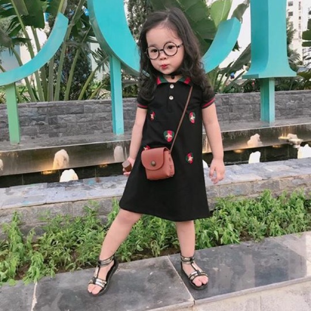 Đầm thun body cho bé 