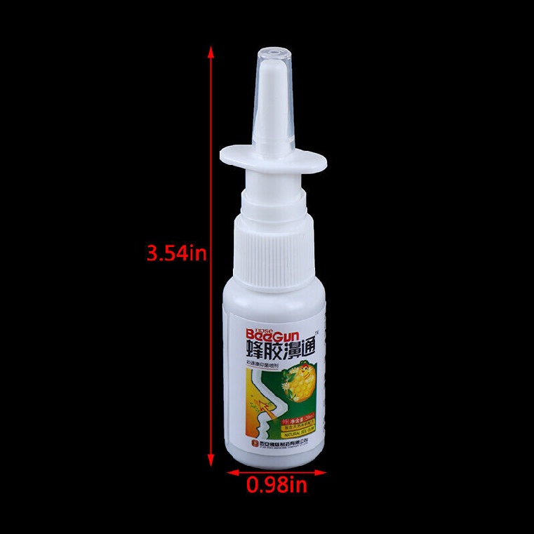 20ml Chinese Herbal Propolis Nose Spray Treat Rhinitis Nasal Problems