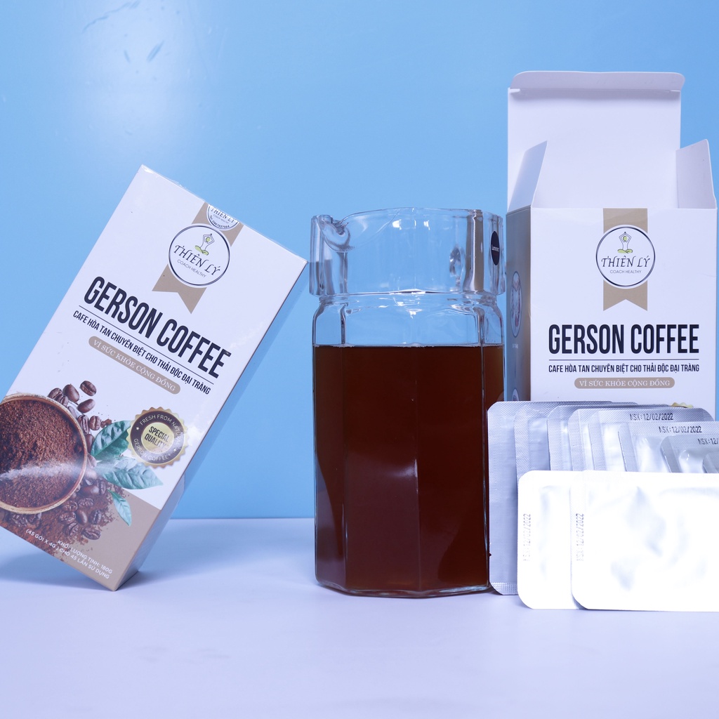 Thải độc cafe Combo 3 tháng loại hòa tan.