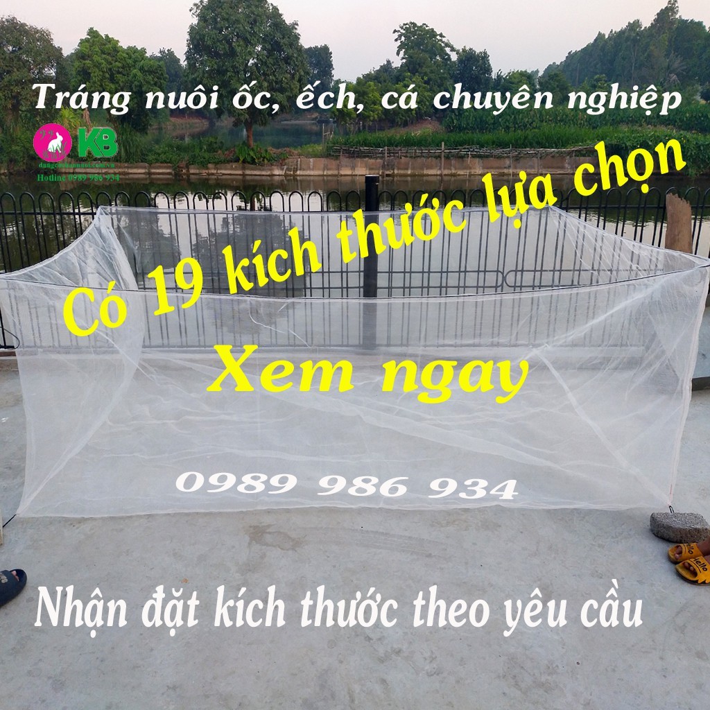 Tráng nuôi ốc nhồi , ốc bươu chuyên nghiệp có 19 kích thước lựa chọn