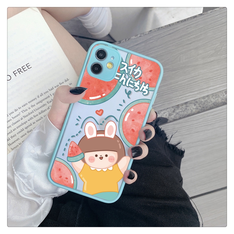 Ốp lưng iphone nhám cô bé chanh 5/5s/6/6plus/6s/6splus/7/7plus/8/8plus/x/xr/xs/11/12/pro/max/plus/promax - Awifi U5-6 | BigBuy360 - bigbuy360.vn