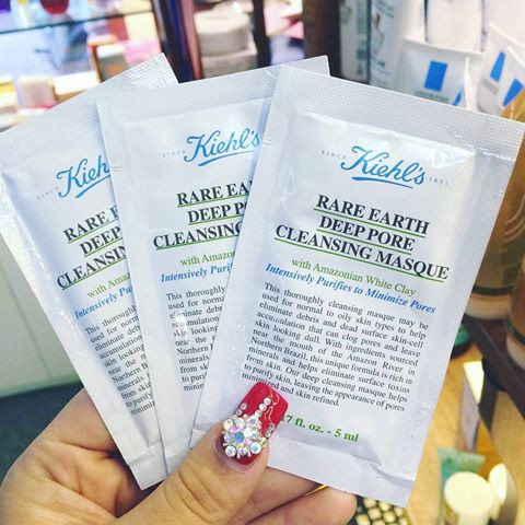 Mặt Nạ Đất Sét Kiehl’s Rare Earth Deep Pore Cleansing Masque sample 5g