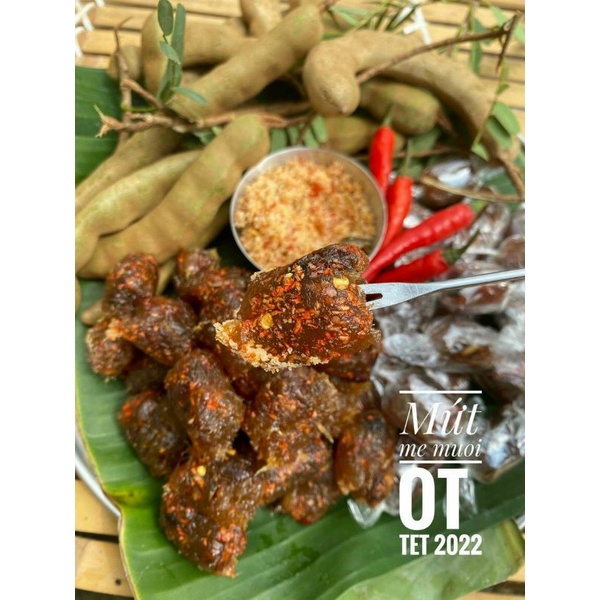 Mứt Me Viên Muối Ớt LON 500GR [FREE SHIP]TỪ ĐƠN 50K, [Loại Đặc Biệt] Hàng ngon nhà làm