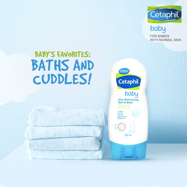 Sữa Tắm Trẻ Em Cetaphil Baby Moisturizing Bath & Wash Dưỡng Ẩm 230ml