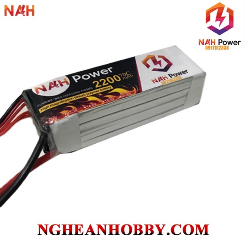 Pin Lipo Nahpower 5s 2200mah 18.5V
