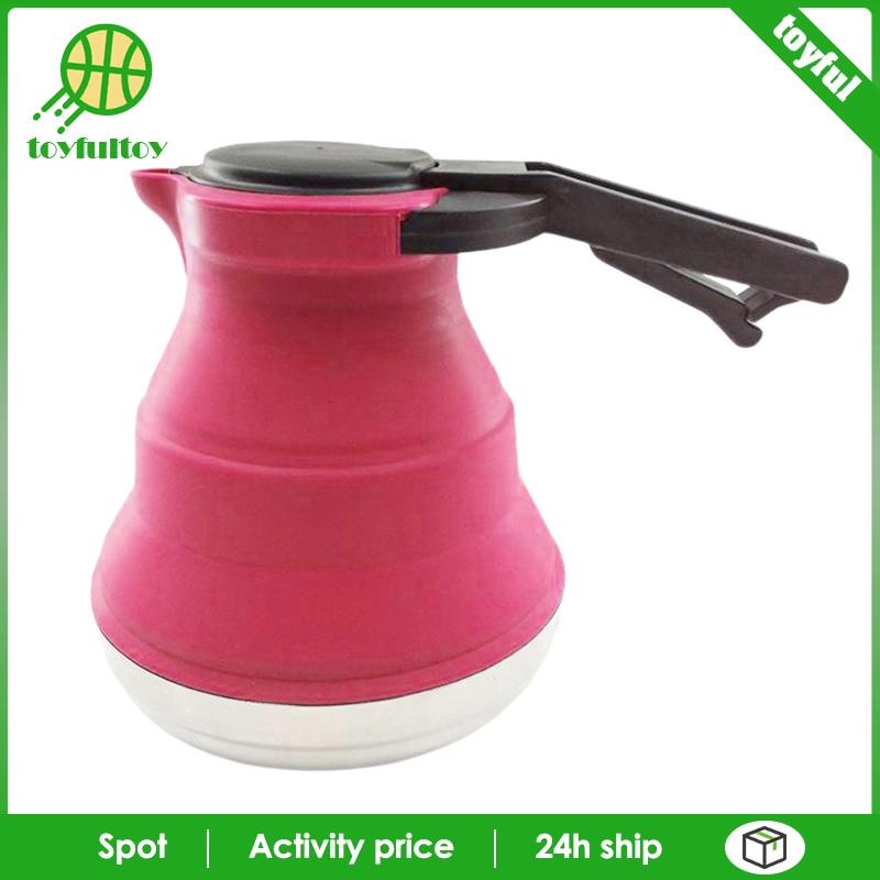 Ấm Đun Nước Bằng Silicone Có Thể Gấp Gọn Tiện Lợi Khi Đi Du Lịch