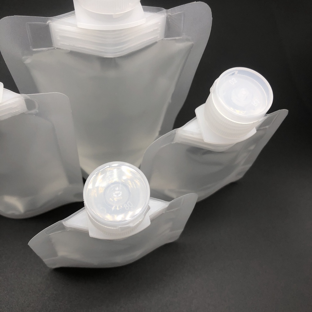 {50/100ml} Túi Bịch Chiết Đựng Mỹ Phẩm Kem Dầu Gội Xả Sữa Tắm Nhỏ Gọn Đi Du Lịch