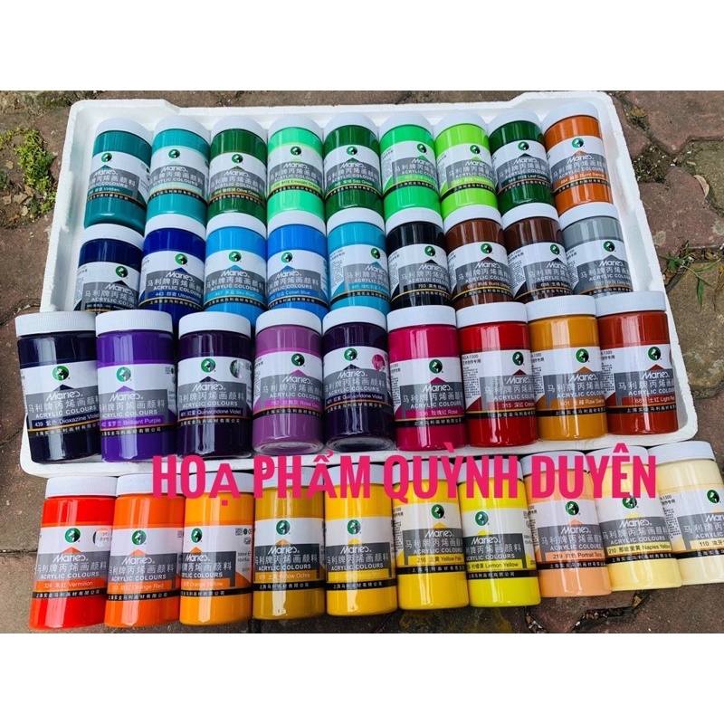 SƠN ĐẦU NGỰA Màu Acrylic (chuyên ngoài trời maries)