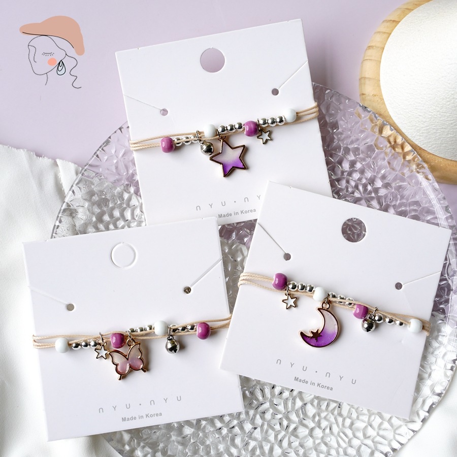 Vòng Tay Tình Bạn Bằng Gốm Sứ Nhiều Màu Dễ Thương Phong Cách Hàn Quốc