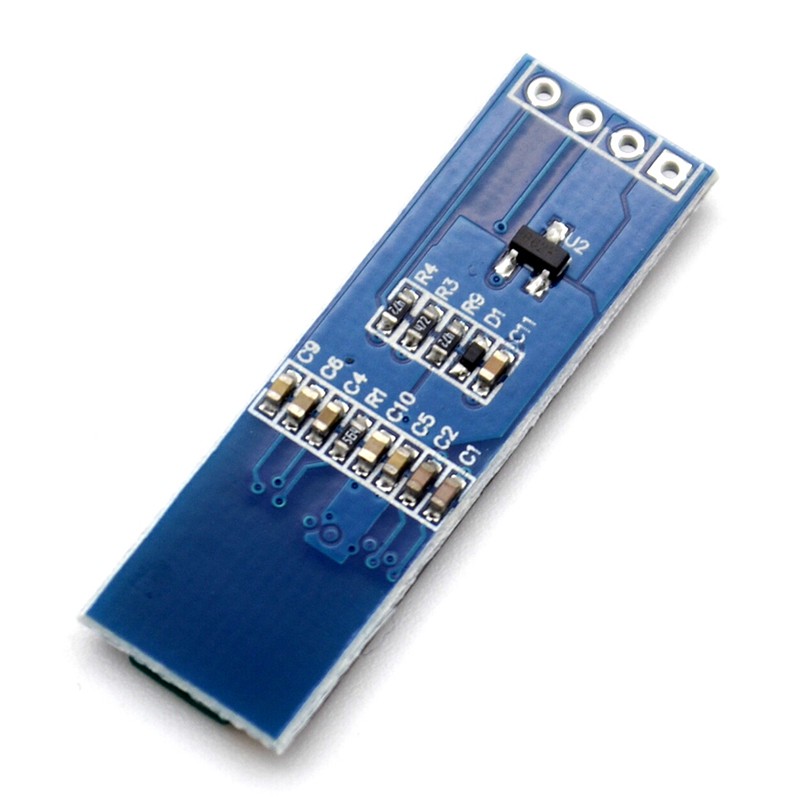 1 Mô Đun Hiển Thị Màn Hình OLED 0.91in IIC 0.91in OLED Trắng / Xanh Dương OLED 128X32 LCD LED SSD1306