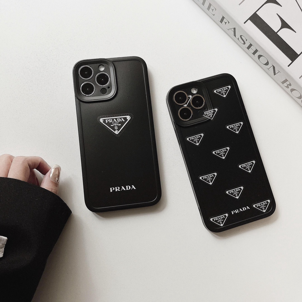 Sang Trọng Ốp Điện Thoại In Chữ prada Cho iphone 15 pro max 14 pro max 13 pro max i13 13pro 11 pro max i11 12pro 12 pro max