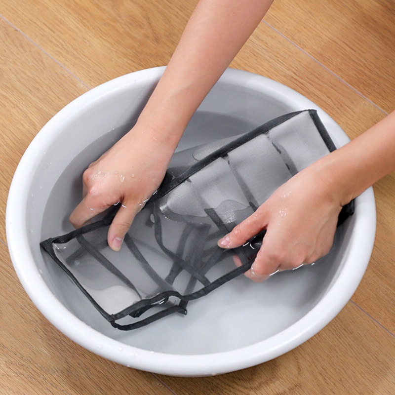 Hộp Đựng Đồ Lót / Vớ Bằng Vải Chia Ngăn Tiện Dụng