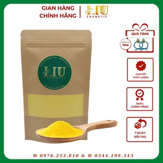 TINH BỘT NGHỆ NHÀ LÀM, ĐẮP MẶT DƯỠNG DA