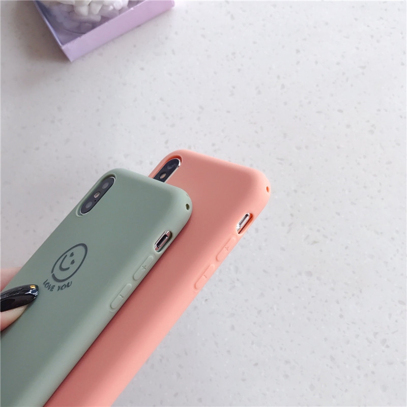 Love You Case for iPhone Xsmax XR XS X 7 8 6 6S Plus 6sPlus 7plus Silicone Matte Handphone Shell 3 colors | BigBuy360 - bigbuy360.vn