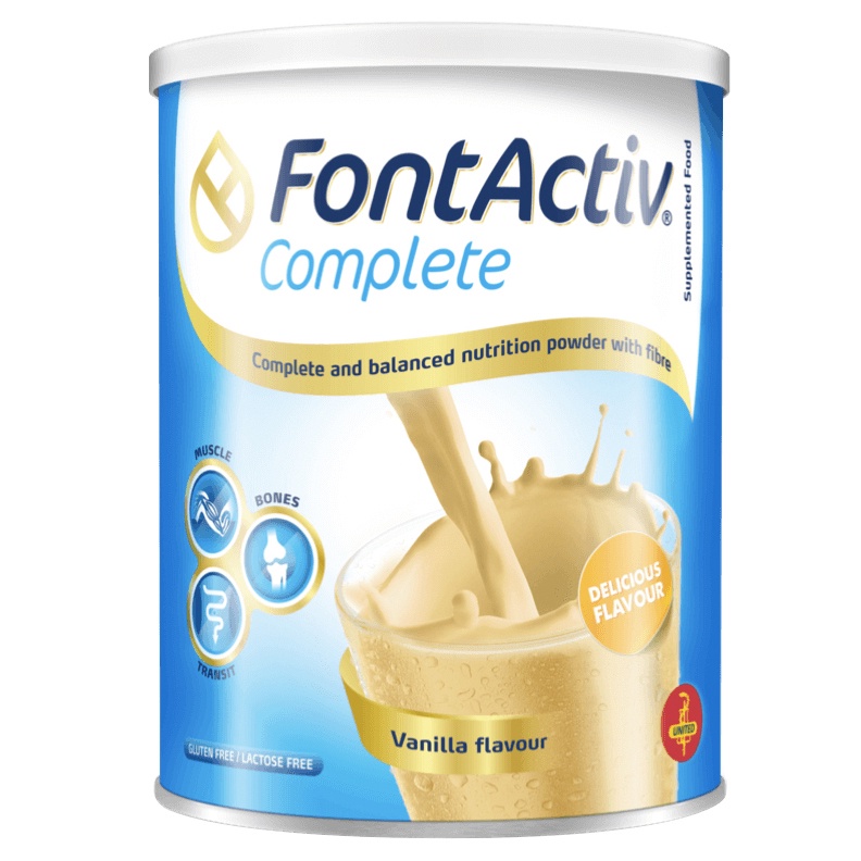 Sữa FontActiv Complete (Tây Ban Nha) 400g-800g - Dành cho người lớn đang phục hồi sức khoẻ, người chán ăn, mệt mỏi