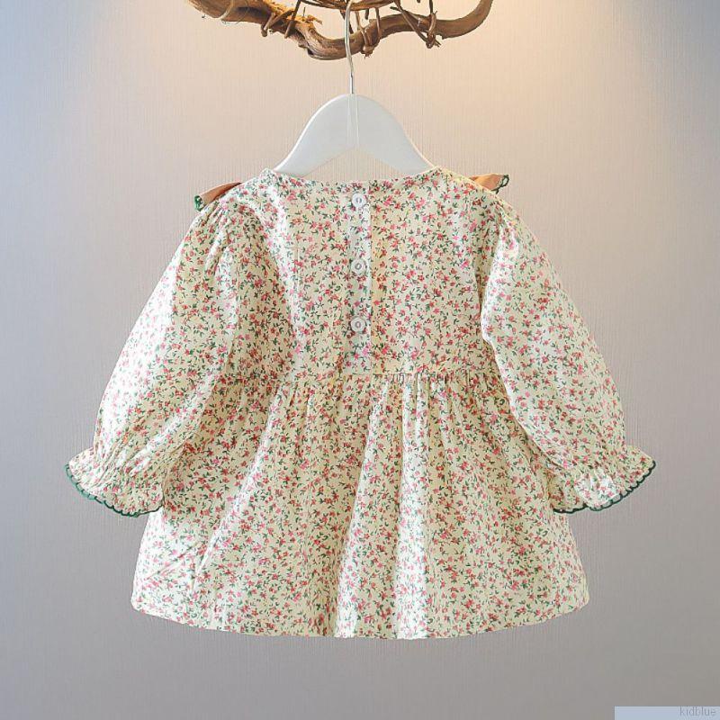 Đầm xoè Tutu hoạ tiết hoa dễ thương cho bé gái