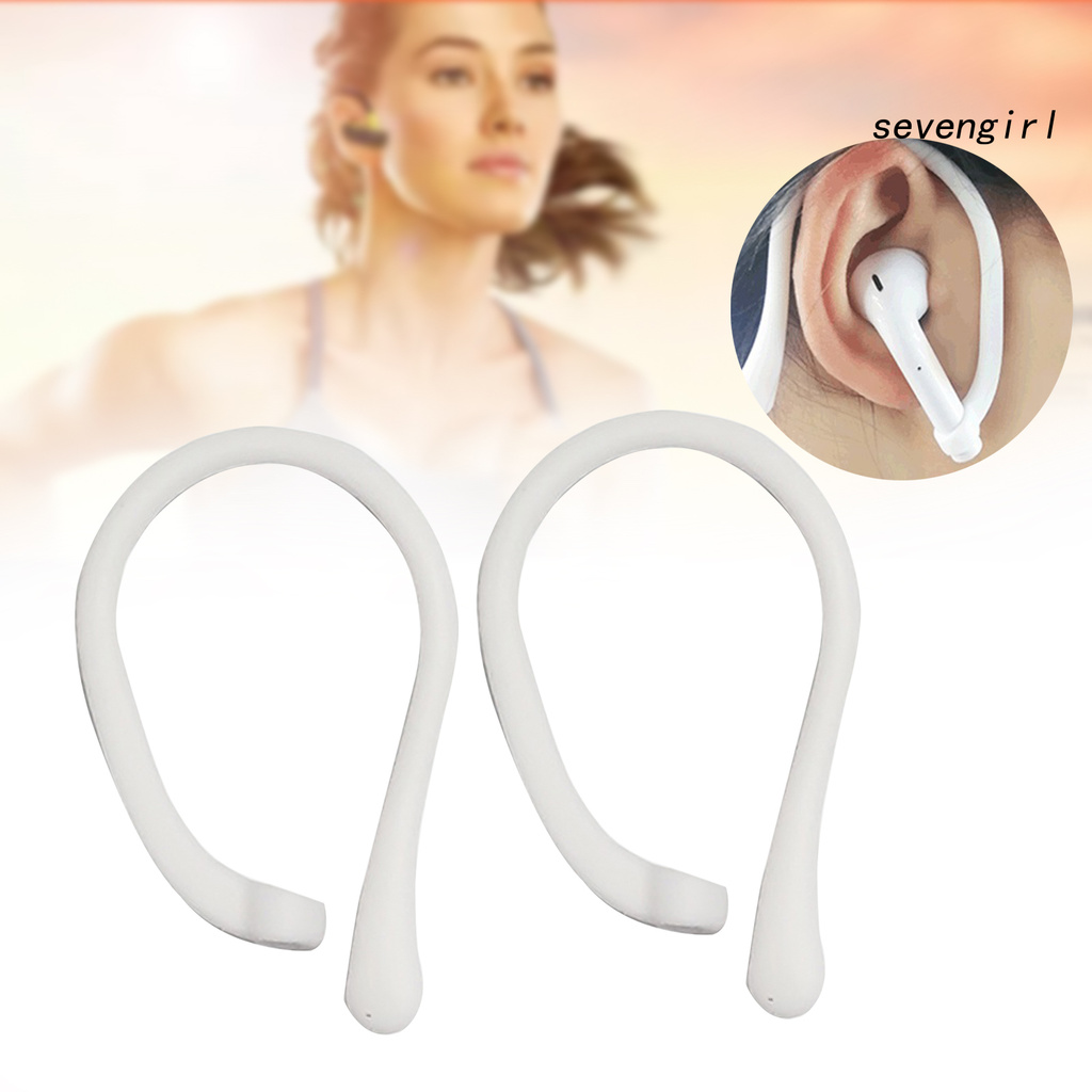 1 Cặp Móc Tai Bằng Silicone Chống Mòn Cho Airpods 1 / 2 / Pro