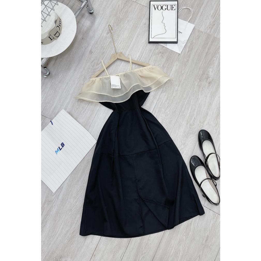 [ 𝐅𝐑𝐄𝐄 𝐒𝐇𝐈𝐏 ]   VÁY 2 DÂY BÈO TƠ TRỄ VAI TIỂU THƯ