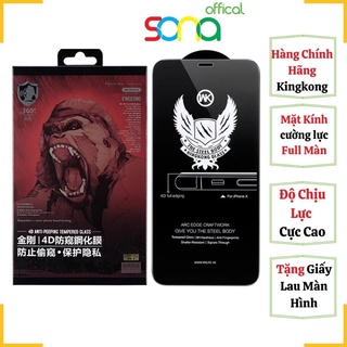 Kính cường lực chống nhìn trộm iphone full màn hình KingKong 7/8/x/xs/xr/11/11pro11promax - SONA offical