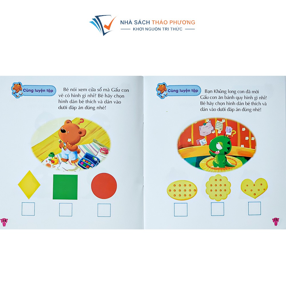 Sách - Bé rèn trí thông minh học về nhiều chủ đề song ngữ Việt Anh (Combo 6 cuốn)