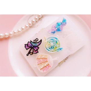 Khuôn silicon mặt dây chuyền handmade/ Nguyên liệu làm resin