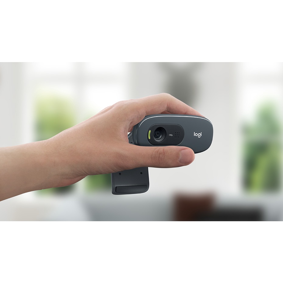 Webcam logitech C270 HD, autofocus dùng rất tốt cho học online, hội họp và livestreams, có hỗ trợ mic