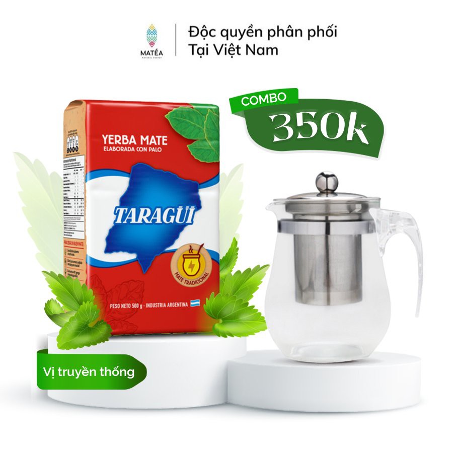 [Chính Hãng] Trà Yerba Mate Taragui Original - FREE Túi Lọc Tái Sử Dụng - Vị truyền thống - Detox, thanh nhiệt, tỉnh táo | BigBuy360 - bigbuy360.vn