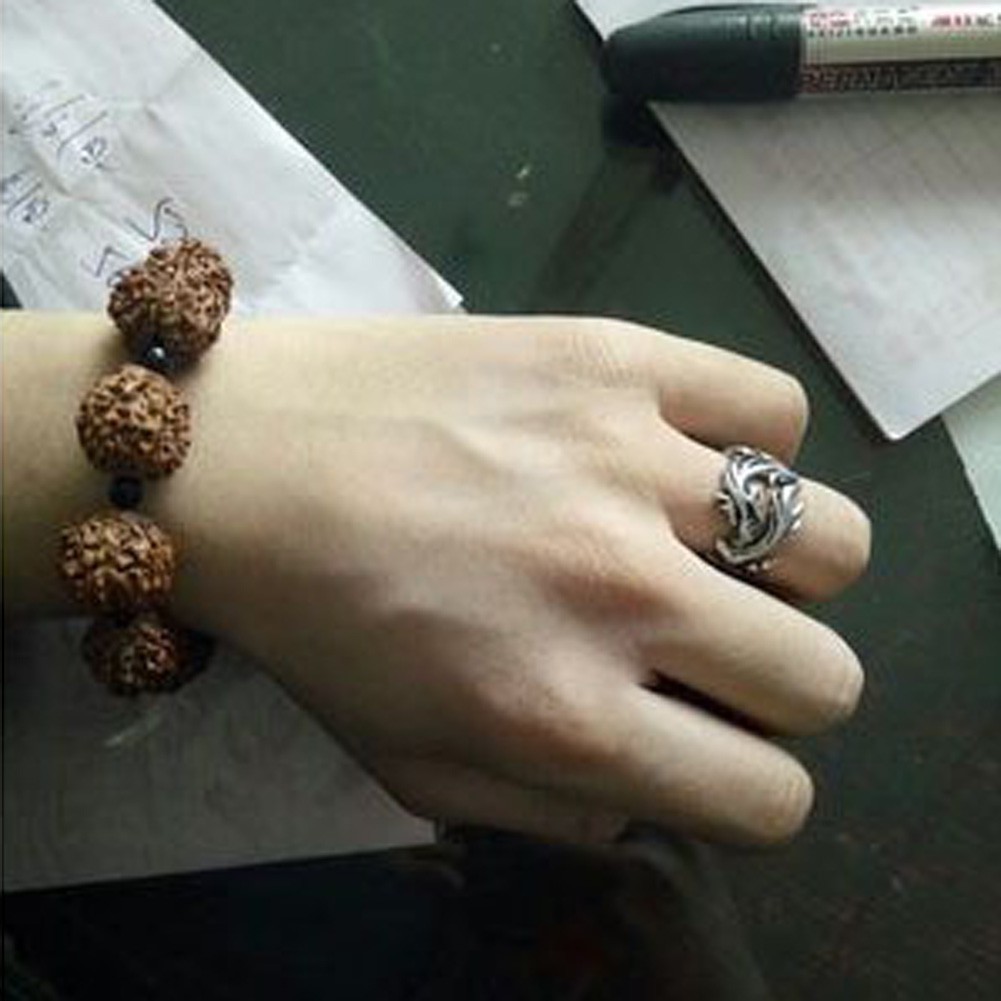 Nhẫn họa tiết rồng cá tính cho nam