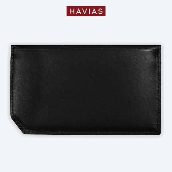 [Mã BMBAU50 giảm 50K đơn 150K] Ví Da Mini Harmony Handcrafted Wallet HAVIAS_Đen (Black)