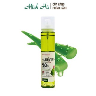 Xịt khoáng lô hội White Organia Good Nature Aloe Vera Soothing Gel Mist 118ml