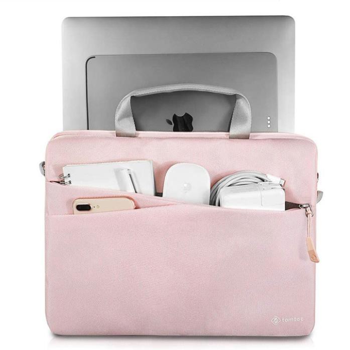 Túi Tomtoc A45 Messenger Bags Cho Macbook/Laptop 13-16&quot; Màu Hồng- Chống sốc, chống nước cực tốt