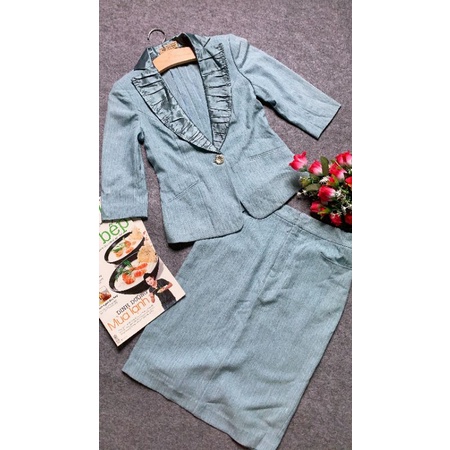 Thanh lý bộ đồ vest công sở cổ bèo