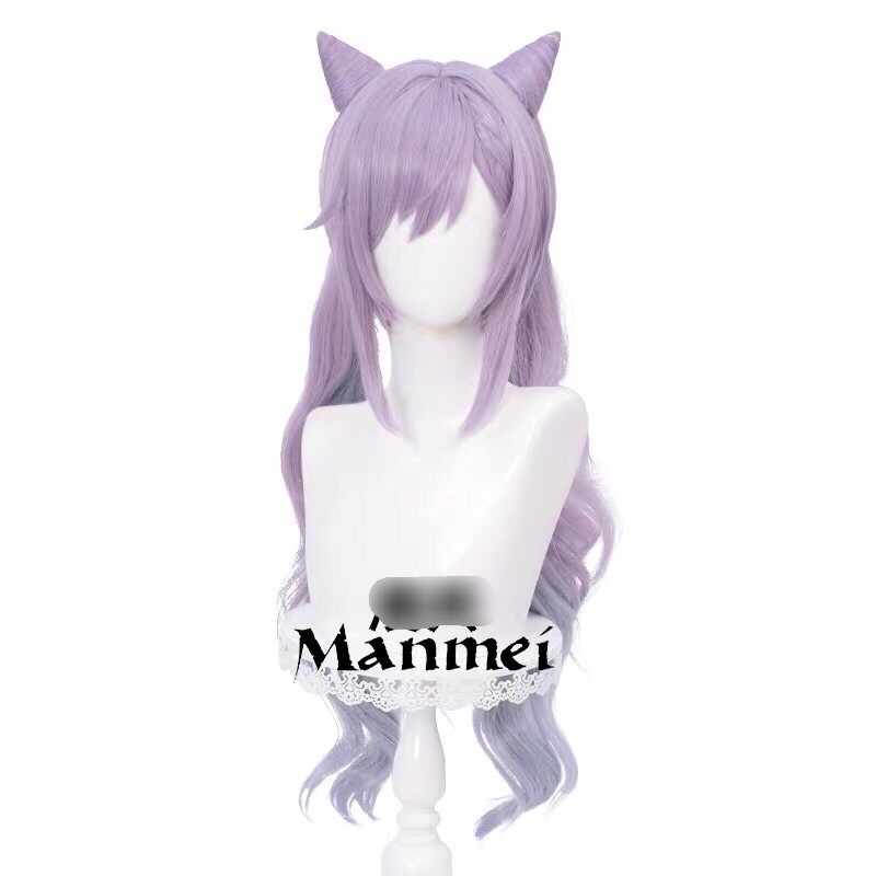 Tóc giả cosplay Keqing Genshin Impact