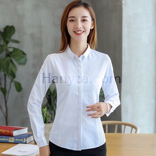 Áo Sơ Mi Nữ Dấu Cúc Cổ Đức H-8531