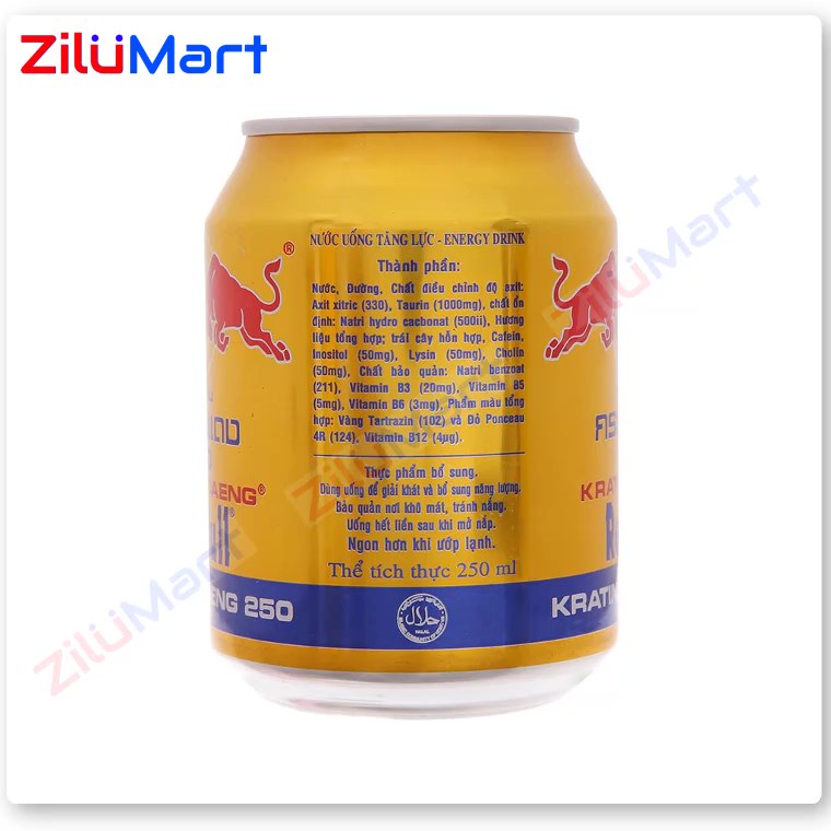 Nước tăng lực Redbull Việt Nam  loại 250ml