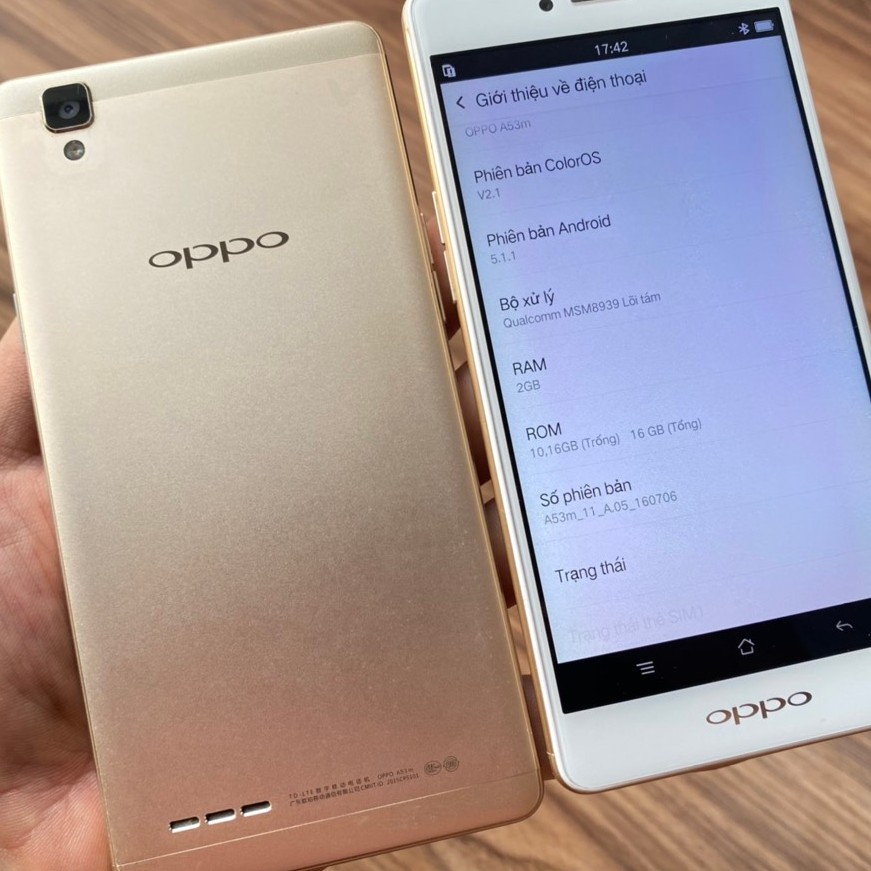 Điện Thoại Cảm Ứng OPPO A53 Màn Hình 5.5 Inch Chip Qualcomm MSM8939 8 nhân Chơi Game Xem Youtube Mượt Mà