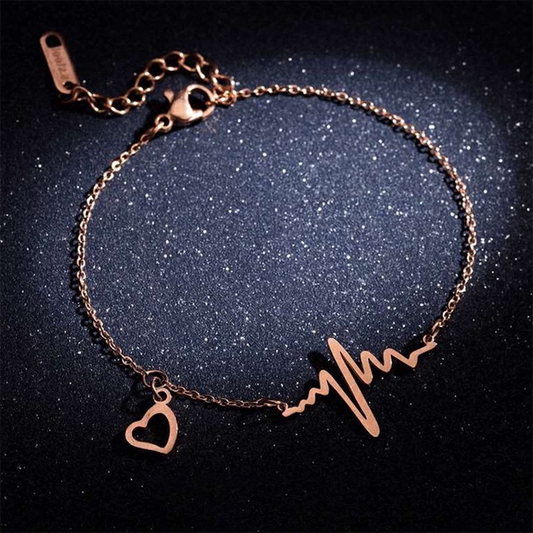 Lắc chân titan nhịp tim TT953  CAM KẾT KHÔNG BAY MÀU - BẢO HÀNH 12 THÁNG