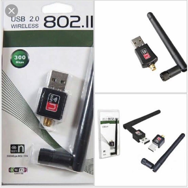 USB Wifi chuẩn mới 300Mbps có angten thu sóng cực mạnh